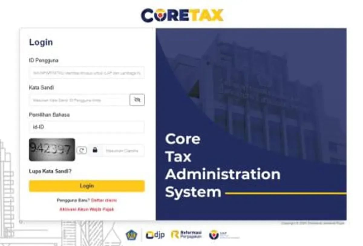 Cara atasi gagal login akun Coretax. (Sumber: Dok/pajak.go.id)