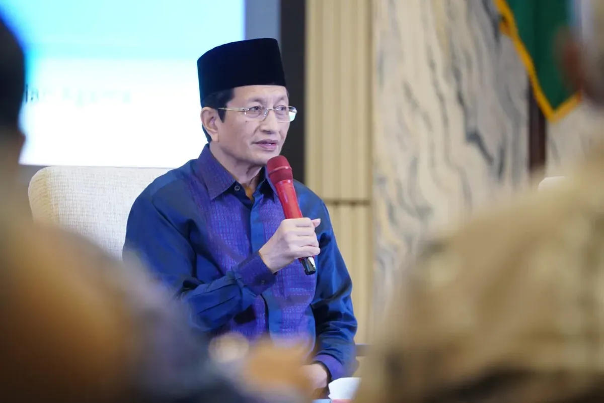 Menteri Agama Nasaruddin Umar kenalkan Asta Protas Kemenag. (Sumber: Dok. Kemenag)