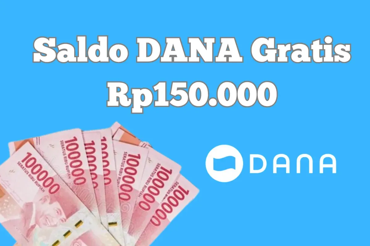 Cara instan dapatkan saldo DANA Gratis Rp150.000 masuk dompet elektronik. (Sumber: Poskota/Syania Nurul Lita Baikuni)