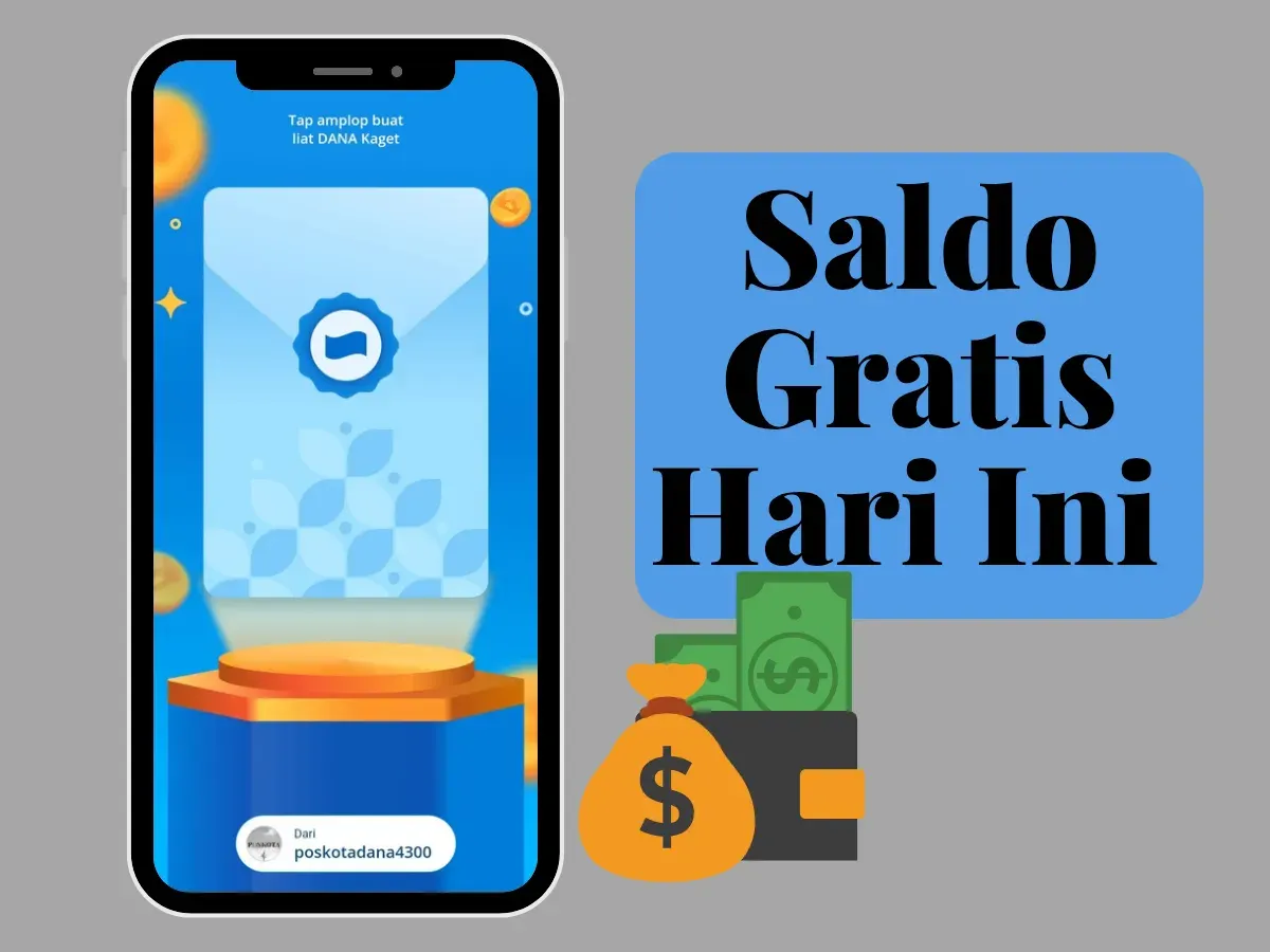 Cara klaim saldo DANA gratis dari media sosial. (Sumber: Poskota/Huriyyatul Wardah)