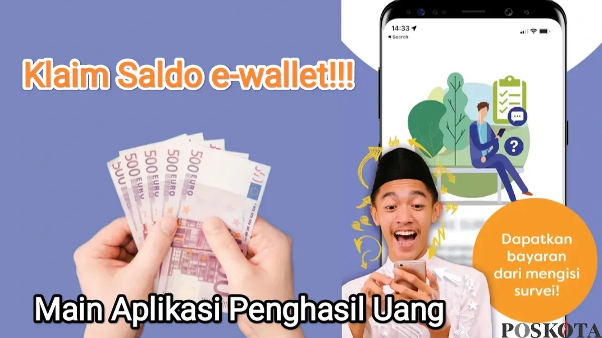 Dapat uang gratis dari main aplikasi penghasil uang di Play Store. (Sumber: Play Store|Freepik|edited Poskota)