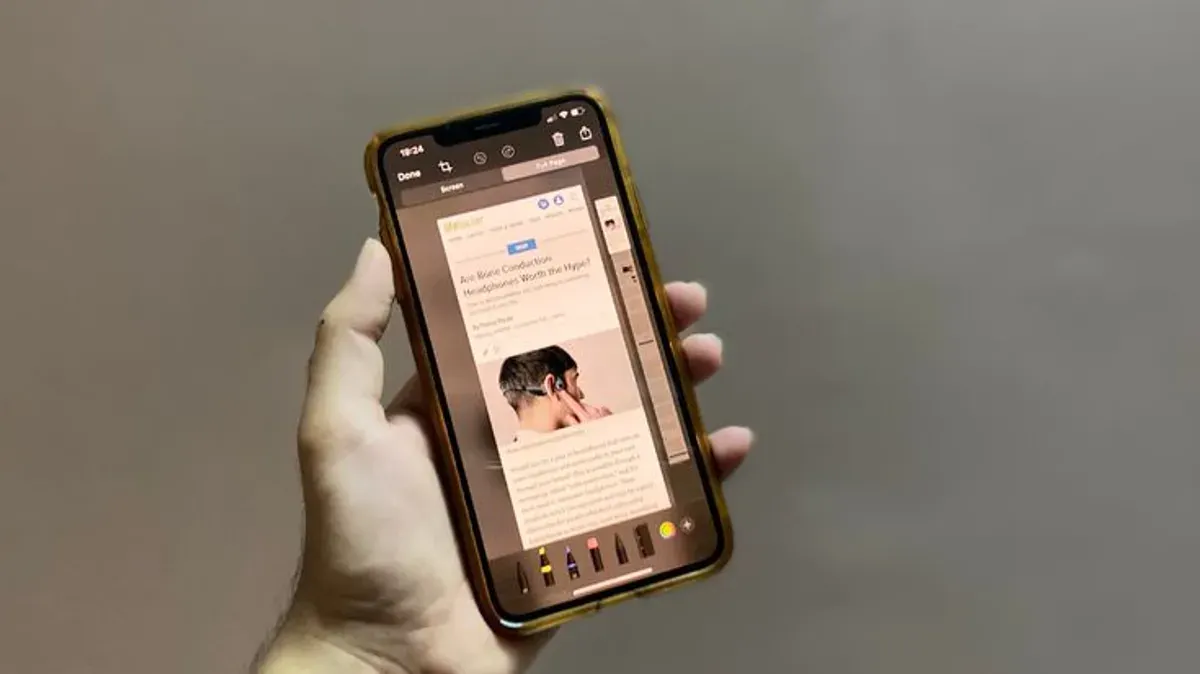 Cara mudah screenshot panjang di iPhone tanpa aplikasi tambahan. (Sumber: Pinterest/Lifehacker)