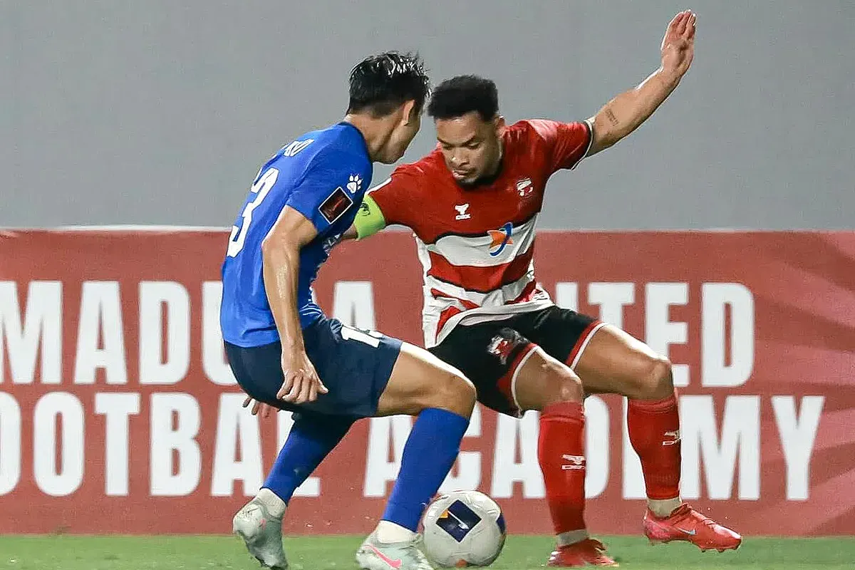 Jadwal Madura United vs Svay Rieng FC di semifinal AFC Challenge League. (Sumber: Instagram @maduraunited.fc)