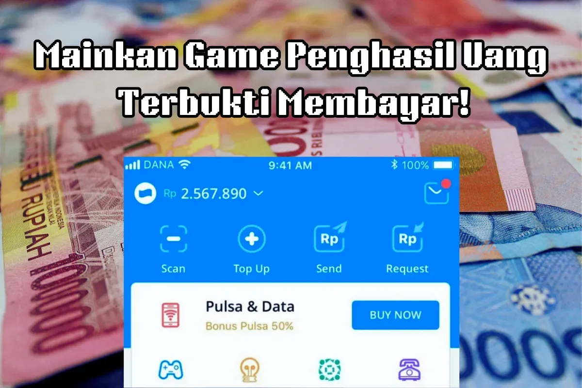 Mainkan game penghasil uang dan hasilkan saldo DANA hingga Rp100.000. (Sumber: Poskota/Adam Taqwa Ganefin)