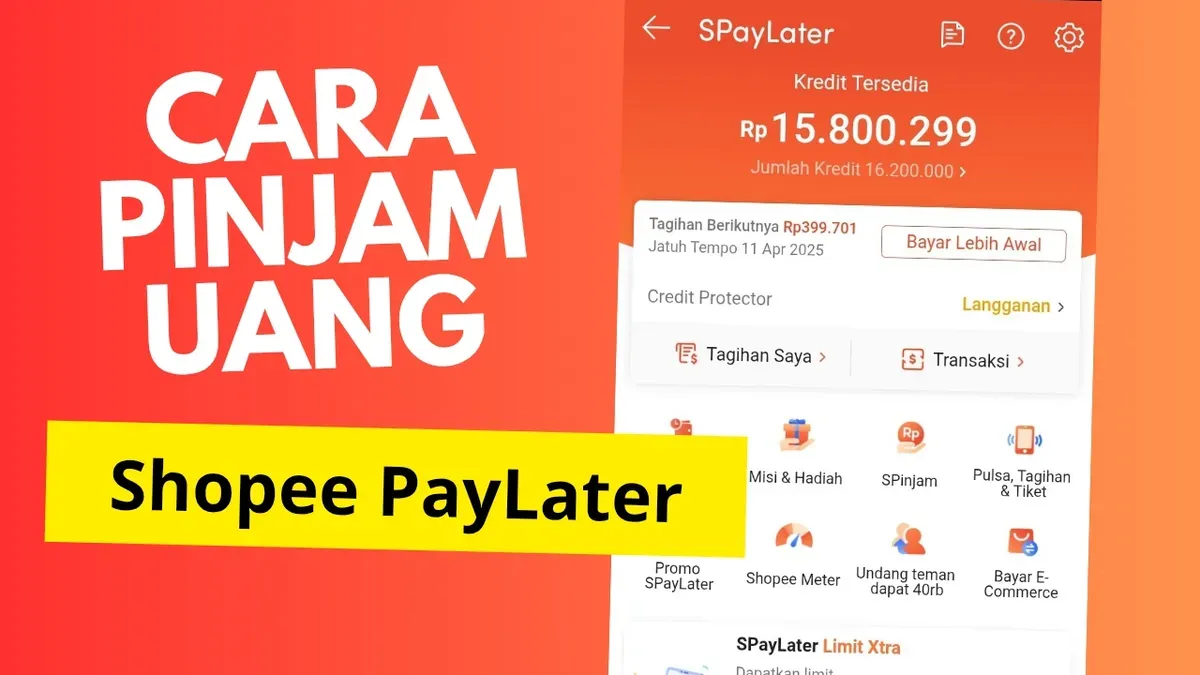Mudahnya pinjam uang di Shopee PayLater. Ikuti panduannya untuk bisa memenuhi kebutuhan darurat kamu. (Sumber: Poskota/Neni Nuraeni/Shopee)