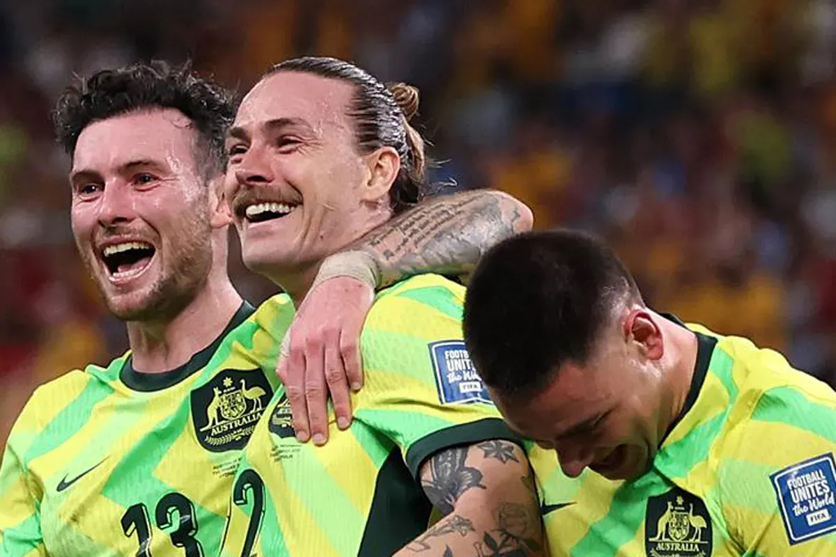 Live streaming China vs Australai di kualifikasi Piala Dunia 2026 Zona Asia. (Sumber: Instagram @socceroos)