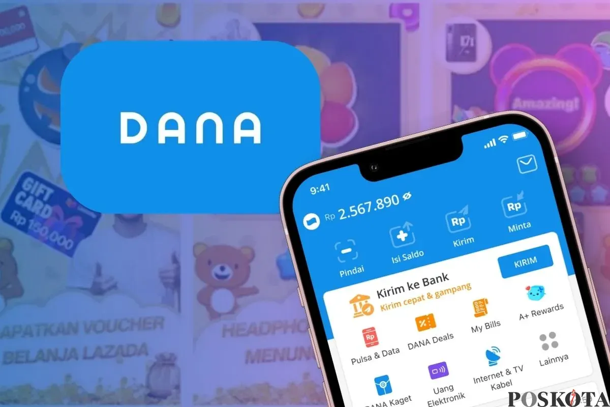 Cara dapat saldo DANA gratis dari aplikasi penghasil uang. (Sumber: Poskota/Faiz)