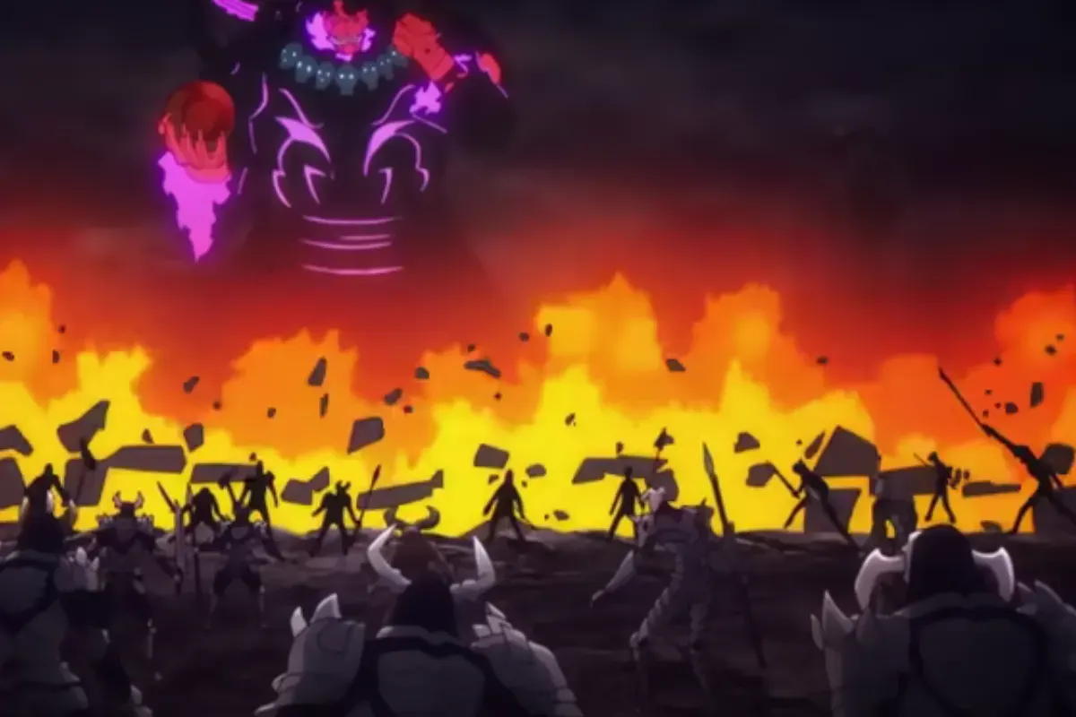 Salah satu adegan dari film anime Solo Leveling. (Sumber: Youtube/Crunchyroll)