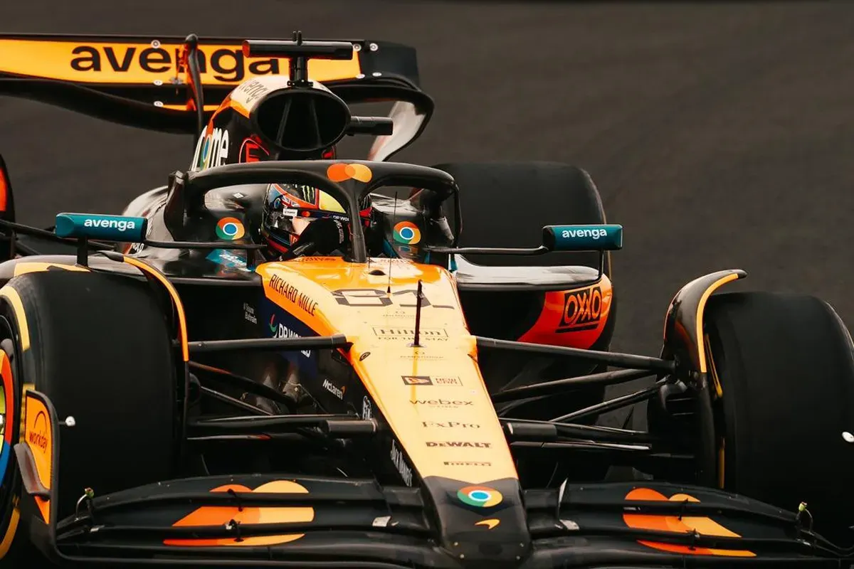 Hasil F1 GP China 2025, Oscar Piastri juara. (Sumber: Instagram @mclaren)
