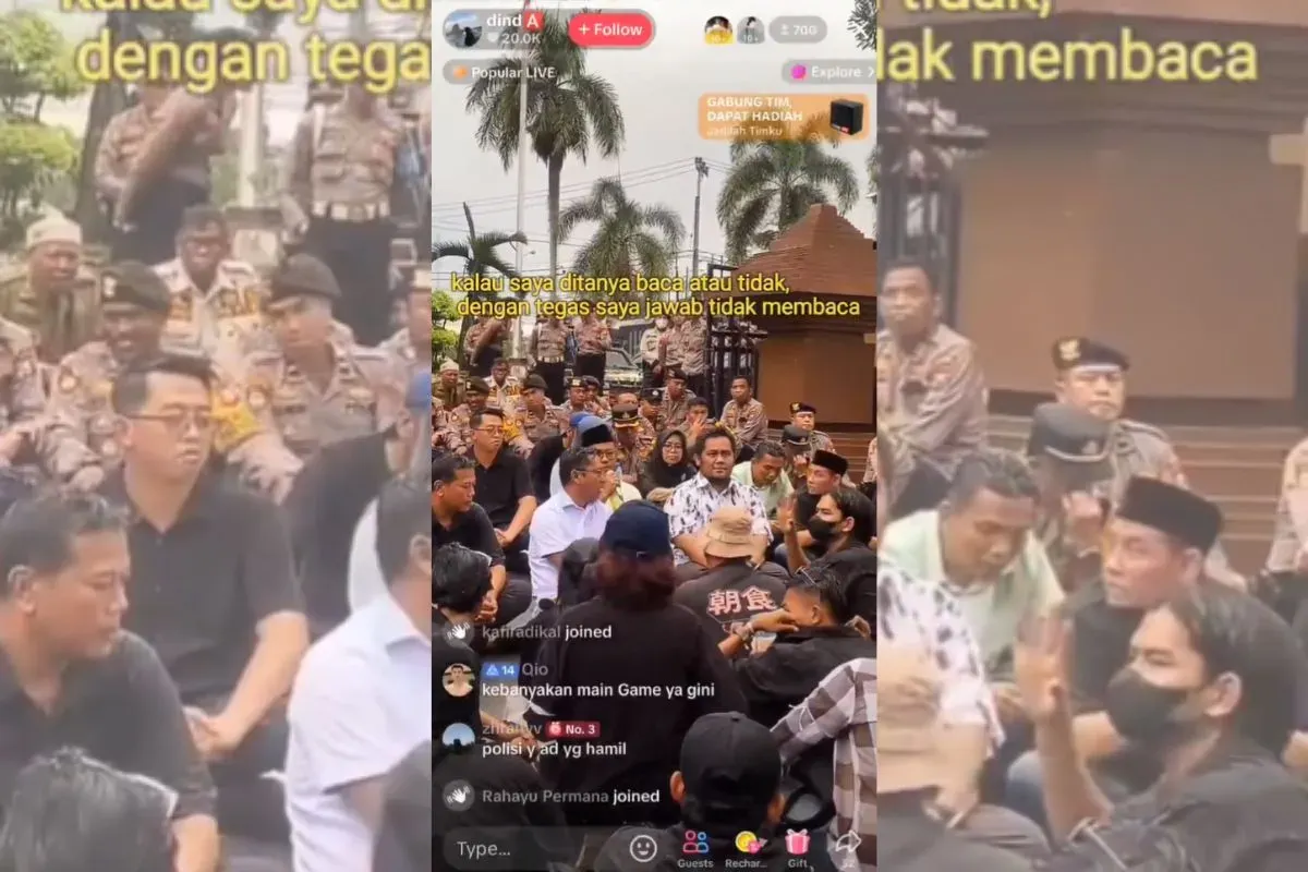 Video viral di media sosial X menampilkan anggota DPRD Jember akui tidak membaca draf RUU TNI. (Sumber: Tangkapan Layar X/@kafiradikalis)