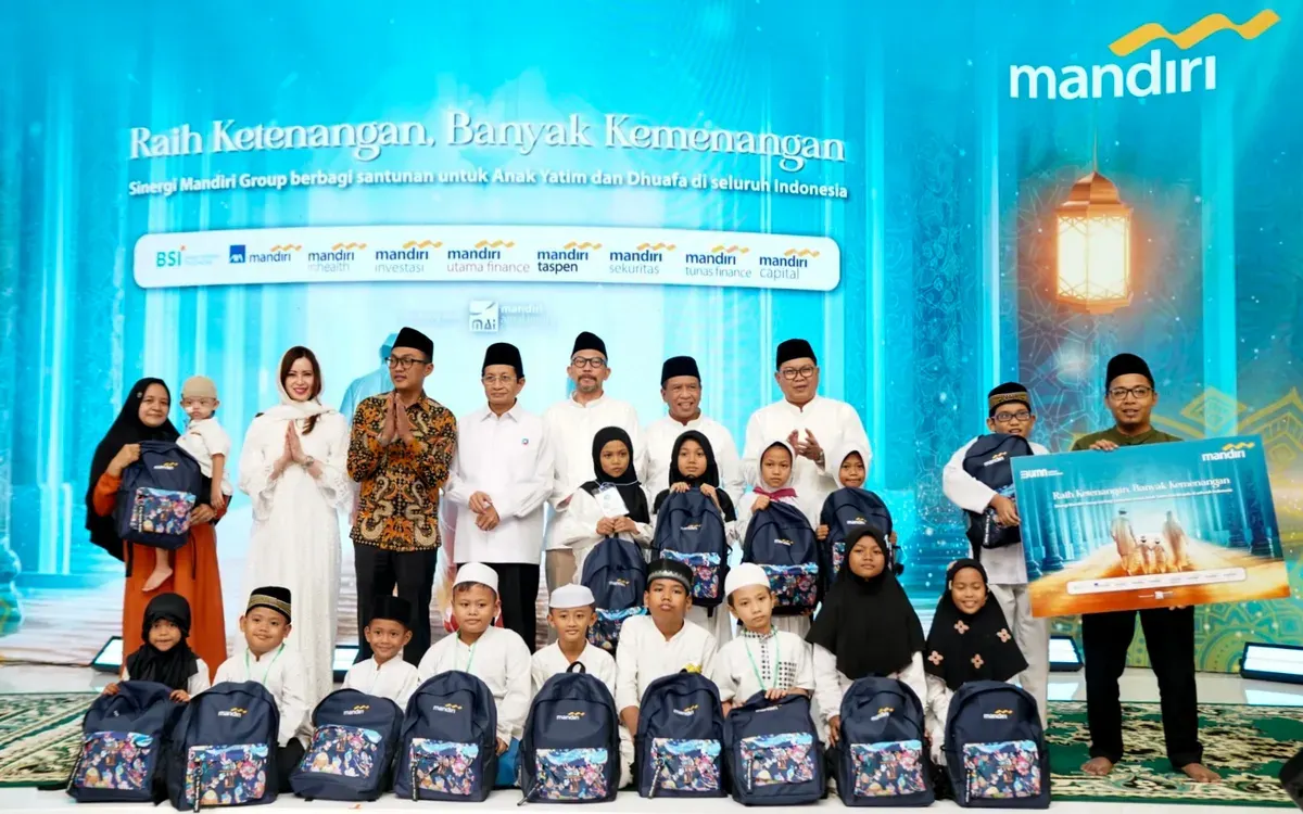 Bank Mandiri Group kembali berbagi kebaikan di bulan suci Ramadhan dengan masyarakat. (Sumber: Dok. Bank Mandiri)