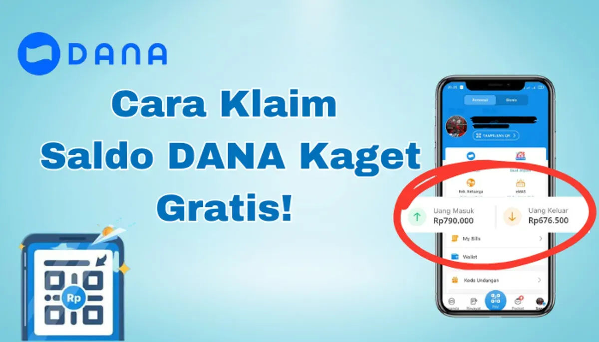 Simak cara klaim dari Link DANA Kaget tanpa aplikasi tambahan. (Sumber: Poskota/Aldi Harlanda Irawan)