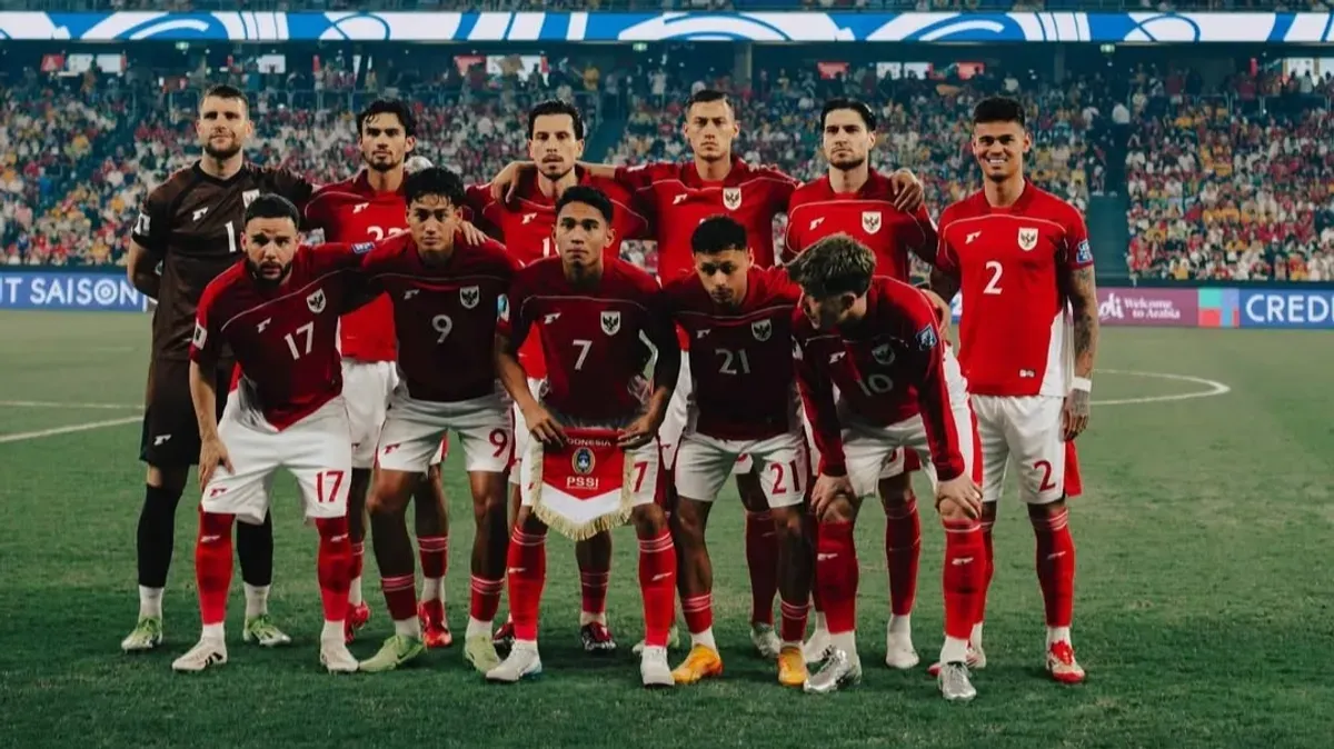 Timnas Indonesia lawan Bahrain harus menang 3 poin jika ingin lolos ke Piala Dunia 2026. (IG Marselino Ferdinan)