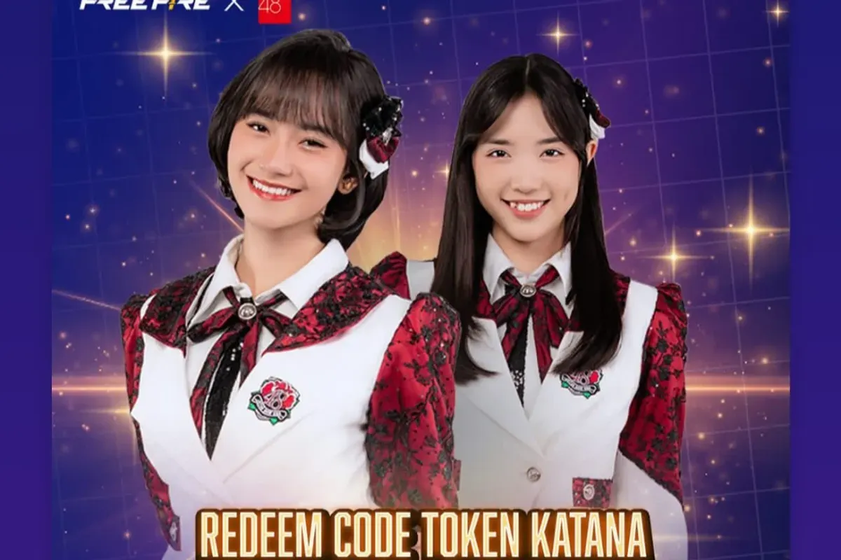 Kode redeem FF gratis terbaru dari JKT48 x Garena. (Sumber: Instagram/freefirebgid)