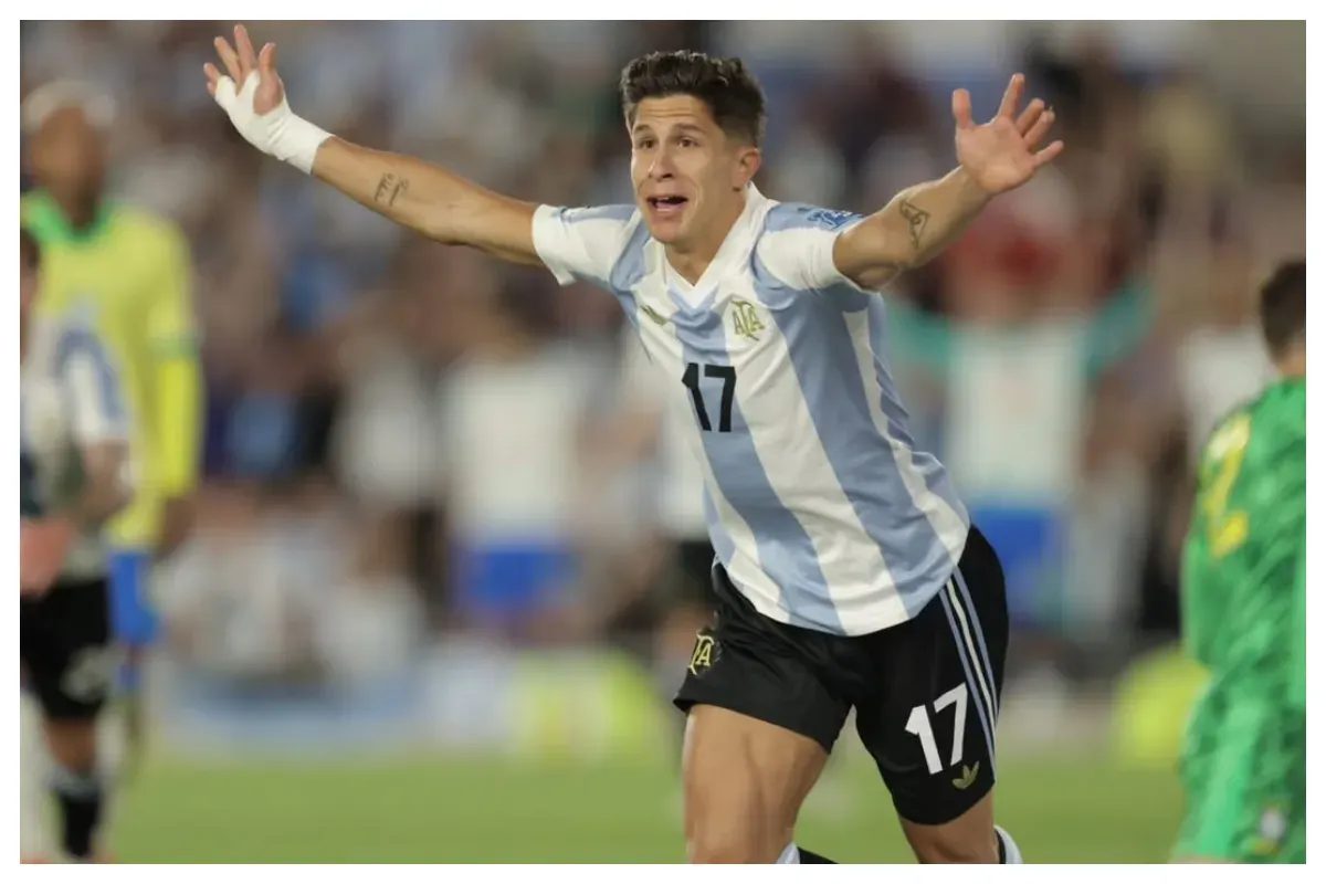 Argentina bantai Brasil 4-1 dan kokoh di puncak klasemen Kualifikasi Piala Dunia 2026 zona CONMEBOL. (Sumber: Instagram/afaseleccion)