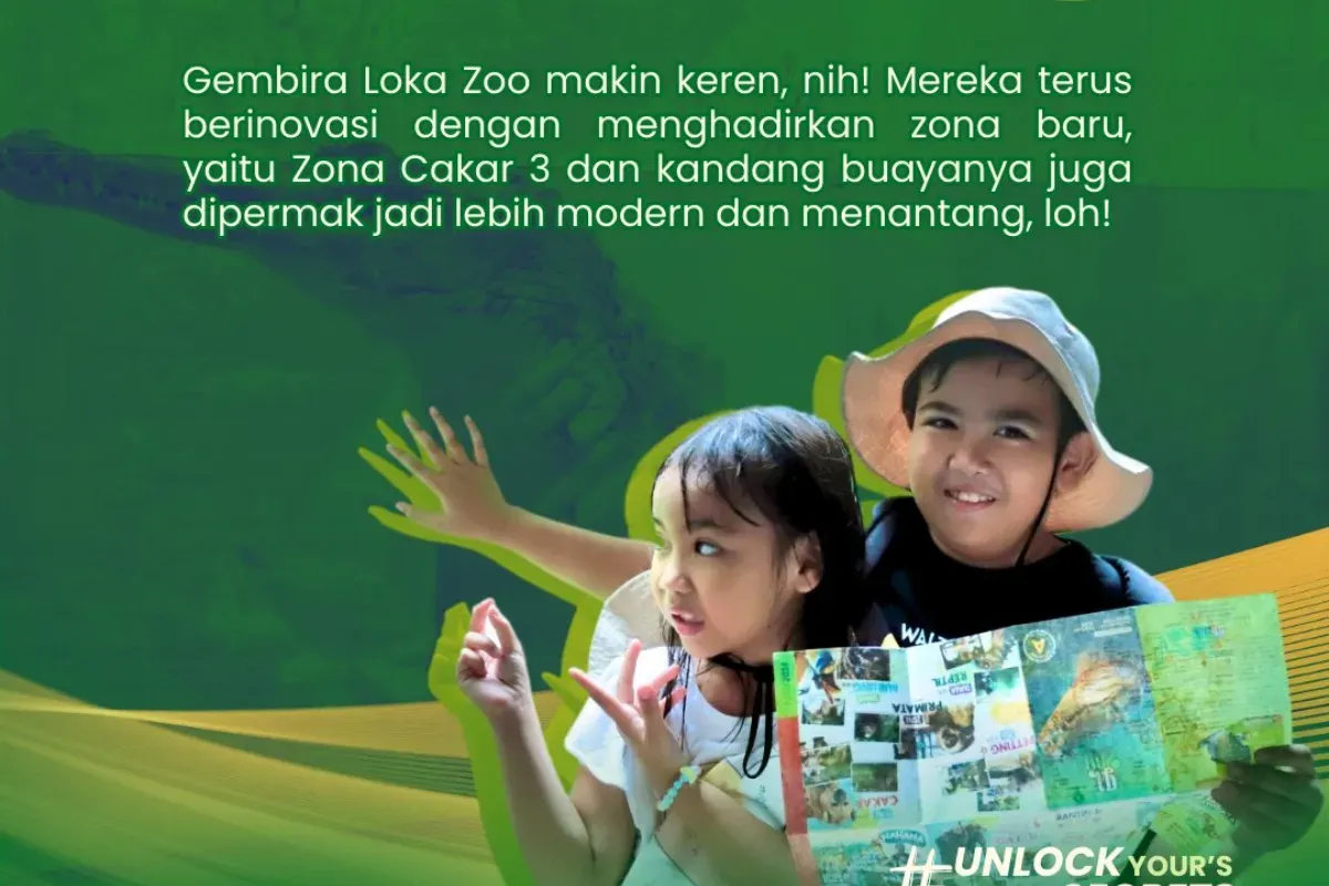 Gembira Loka Zoo jadi salah satu destinasi wisata di Yogyakarta yang bisa dikunjungi saat libur lebaran 2025. (Sumber: X/@gembiraloka_zoo)