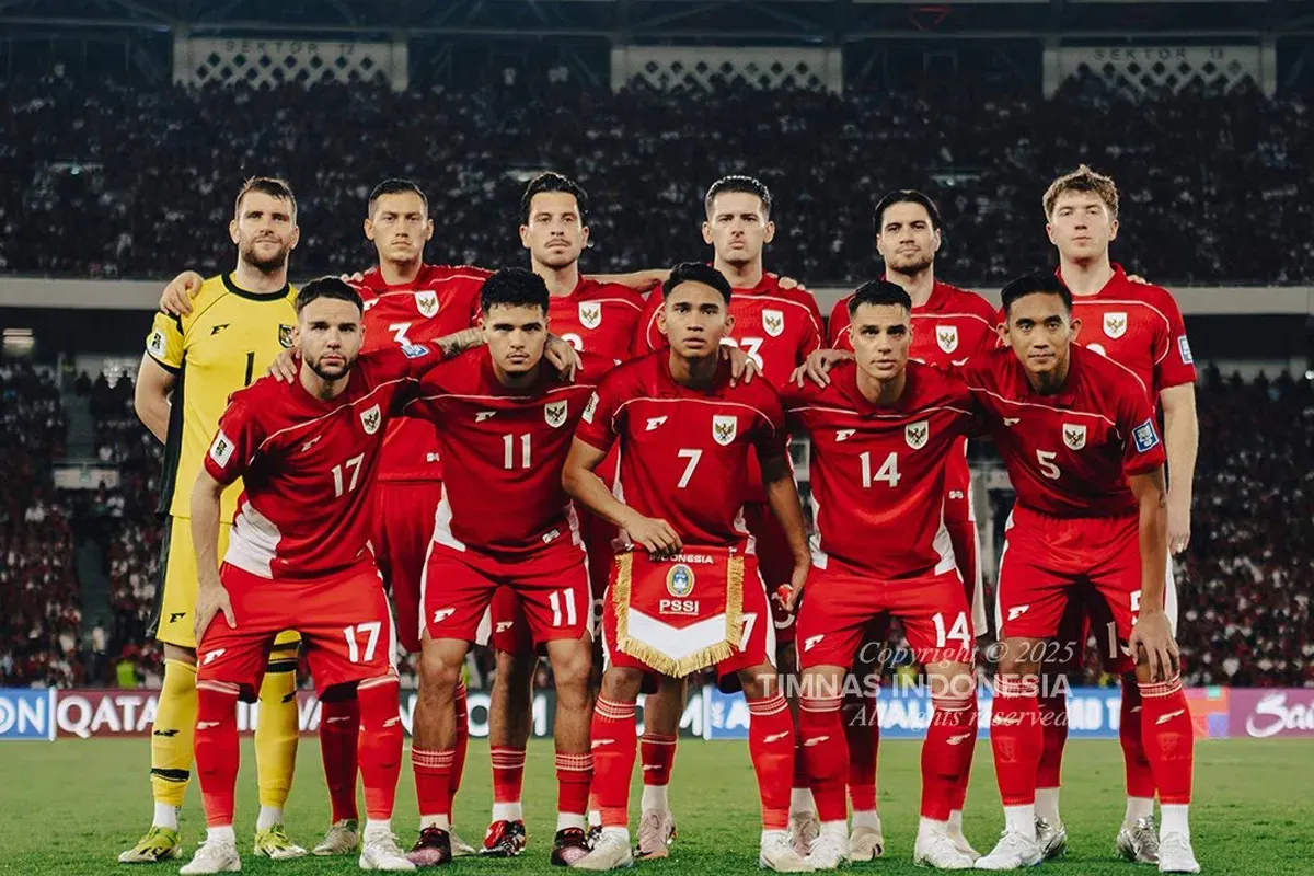 Timnas Indonesia berpeluang lolos ke putaran keempat kualifikasi Piala Dunia 2026 Zona Asia. (Sumber: X @TimnasIndonesia)