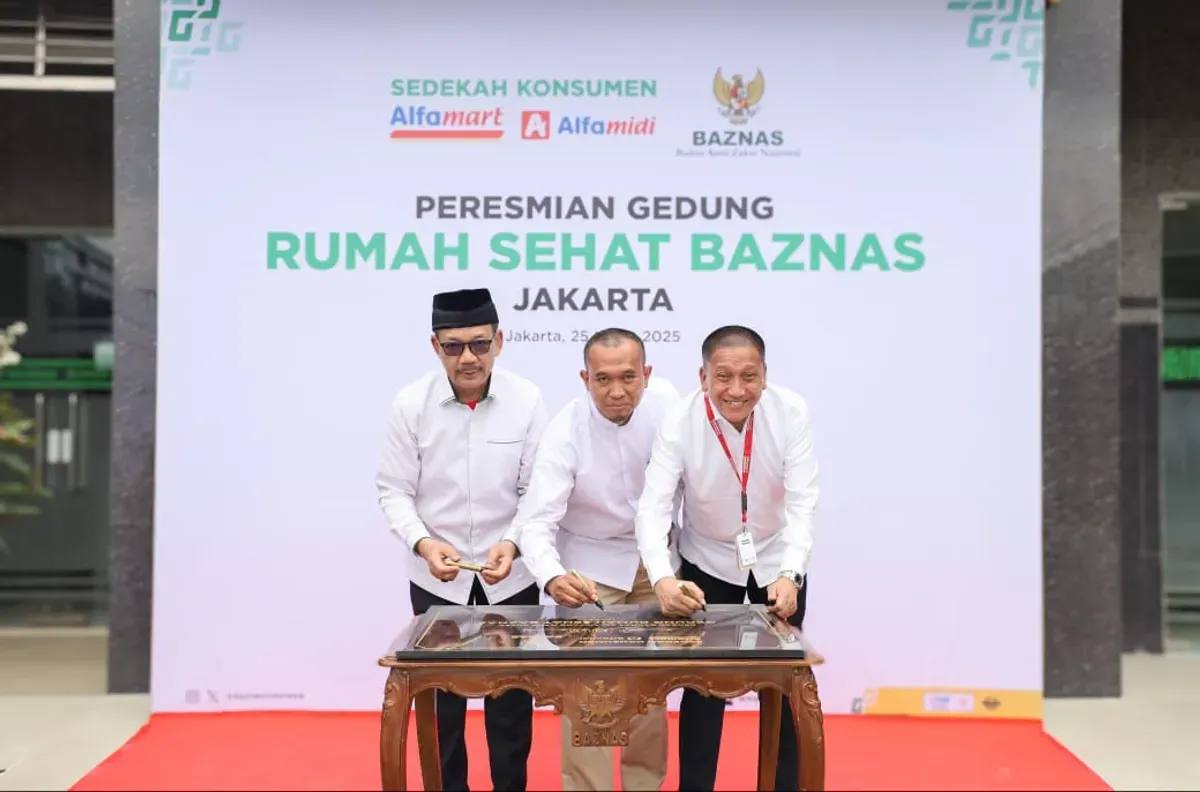 Peresmian Rumah Sehat Baznas Jakarta yang bekerja sama dengan Alfa Group, Selasa, 25 Maret 2025. (Sumber: Dok. BAZNAS RI)