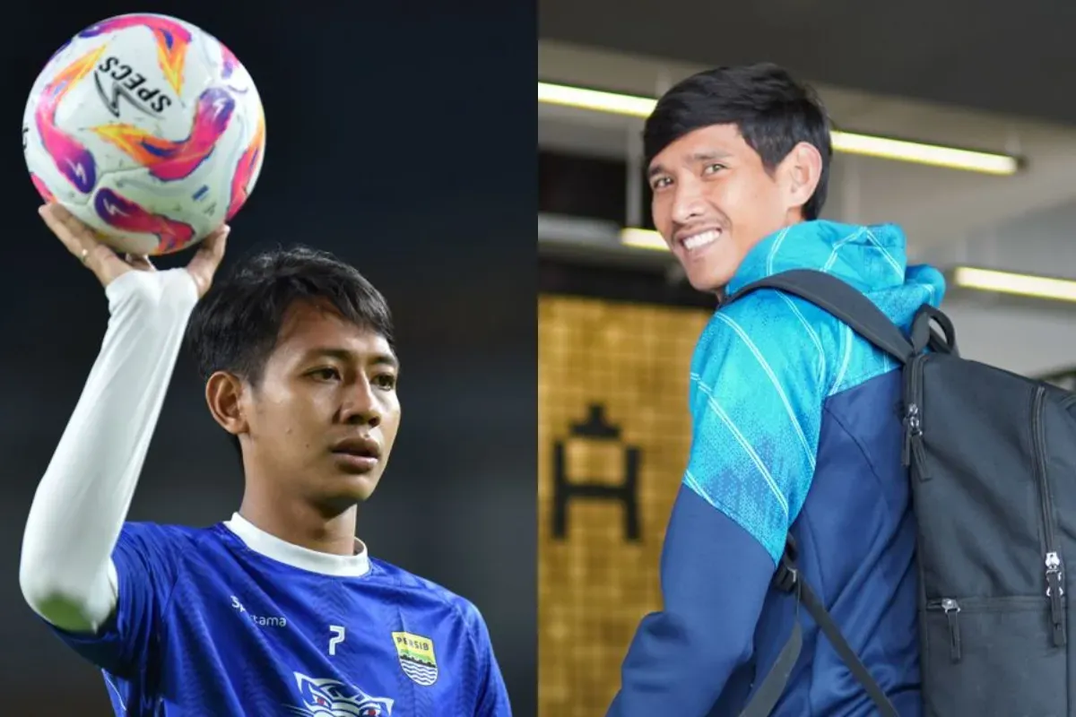 Beckham Putra (kiri) dan Ryan Kurnia (kanan) kedua pemain Persib Bandung ini akui siap tahan godaan makanan lebaran demi jaga kebugaran. (Sumber: Persib)