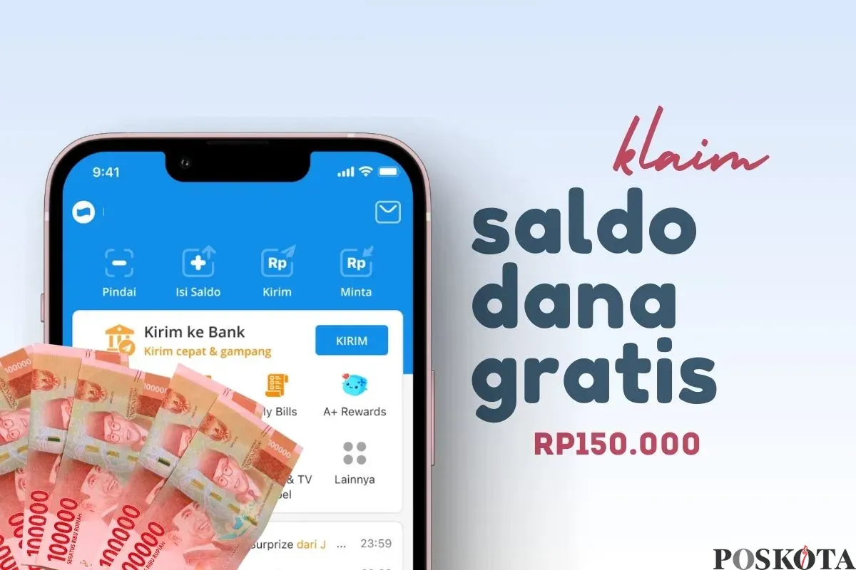 Klaim saldo DANA Kaget Rp150.000 hari ini, Kamis, 27 Maret 2025. (Sumber: Poskota/Della Amelia)