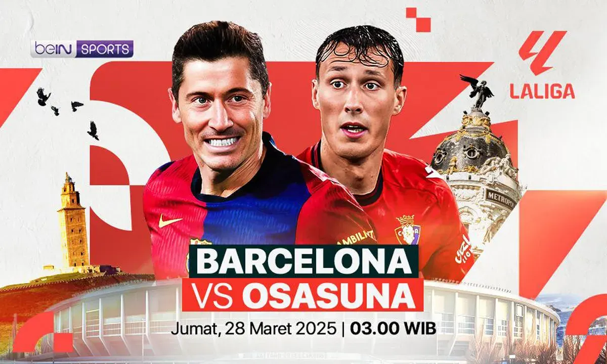 Link live streaming Barcelona vs Osasuna. (Sumber: Vidio)