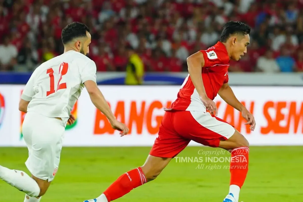 Kalahkan Bahrain, rangking FIFA Timas Indonesia merangsak naik. (Sumber: Instagram @officialtimnasindonesia)