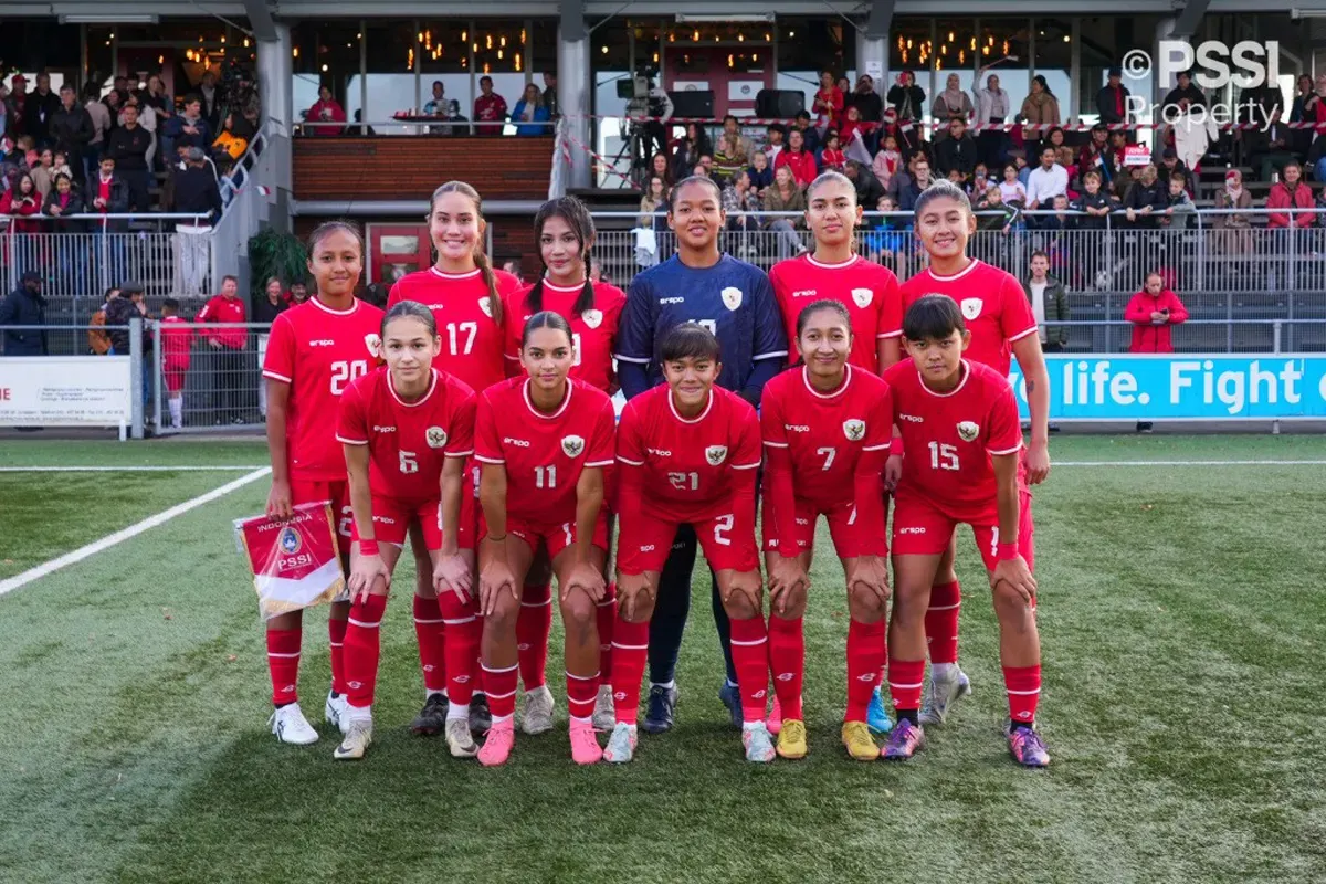 Jadwal pertandingan dan link live streaming Timnas Putri Indonesia vs Thailand di Piala AFF 2025. (Sumber: pssi.org)