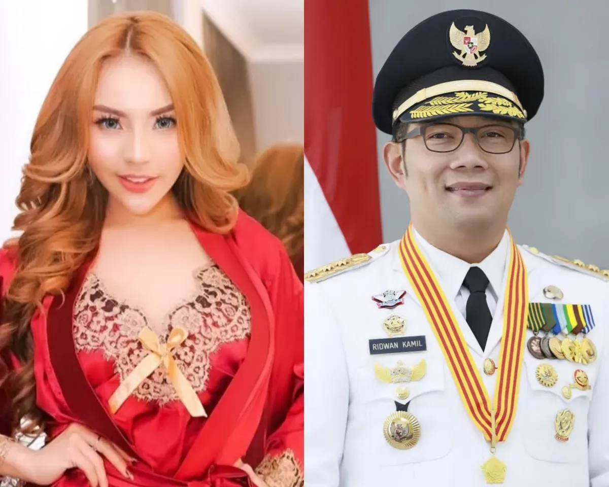 Lisa Mariana dikabarkan drop di tengah isu perselingkuhannya dengan Ridwan Kami. (Sumber: Kolase foto Instagram/@lisamarianaaa dan @ridwankamil)