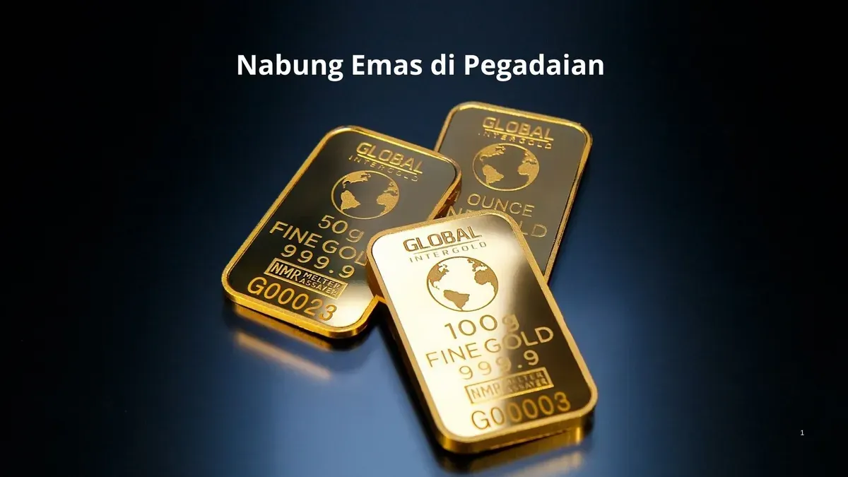 Cara nabung emas di Pegadaian. (Canva)