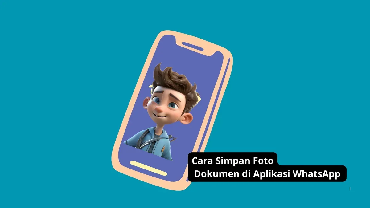 Cara menyimpan foto dokumen di aplikasi WhatsApp ke galeri HP. (Canva)