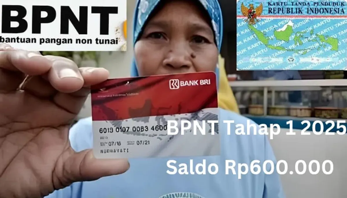 Subsidi BPNT tahap 1 2025 Rp600.000 sudah bisa dicairkan NIK e-KTP Anda via Rekening BRI. (Sumber: Poskota/Gabriel Omar Batistuta)