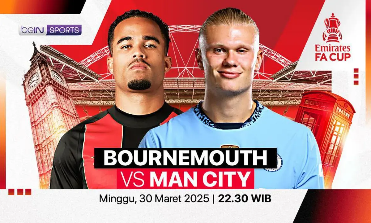 Link live streaming Bournemouth vs Manchester City. (Sumber: Vidio)