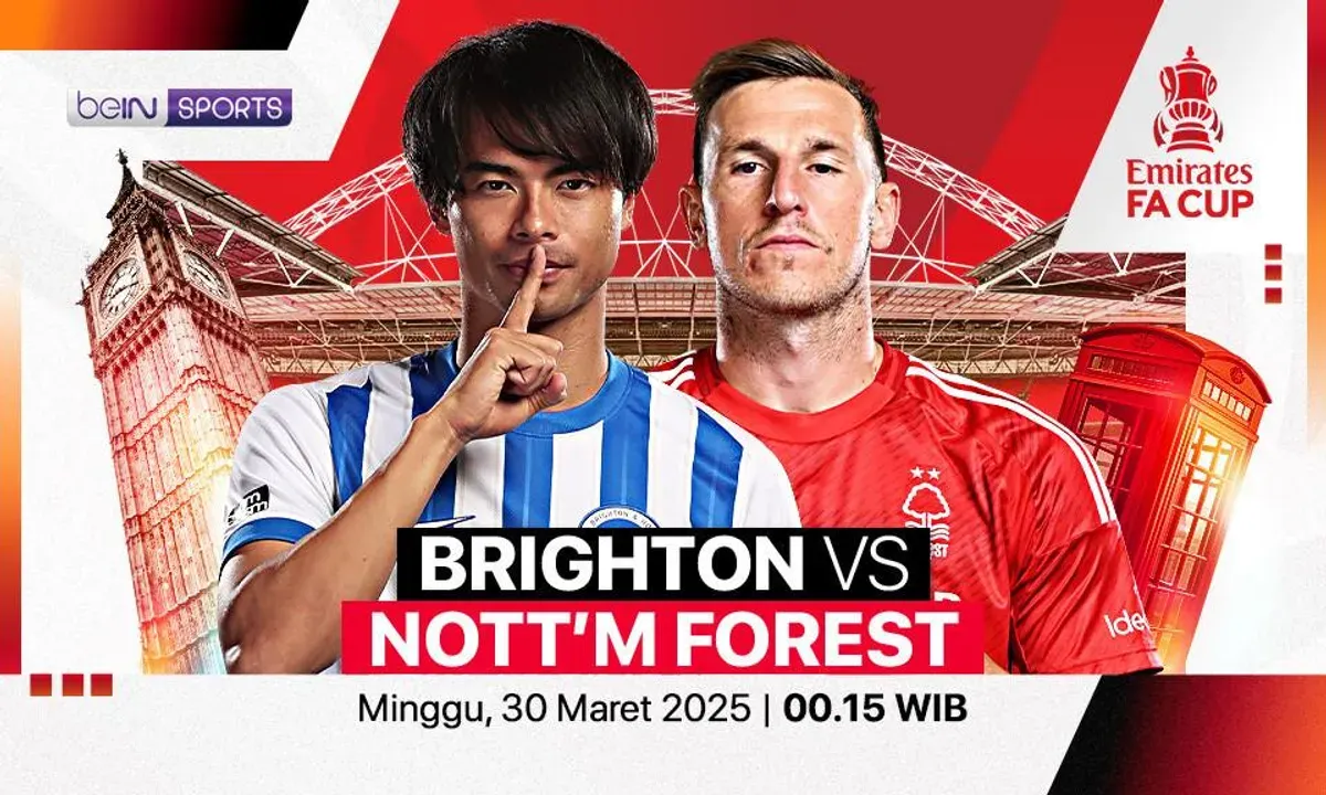 Link live streaming Brighton vs Nottingham Forest. (Sumber: Vidio)