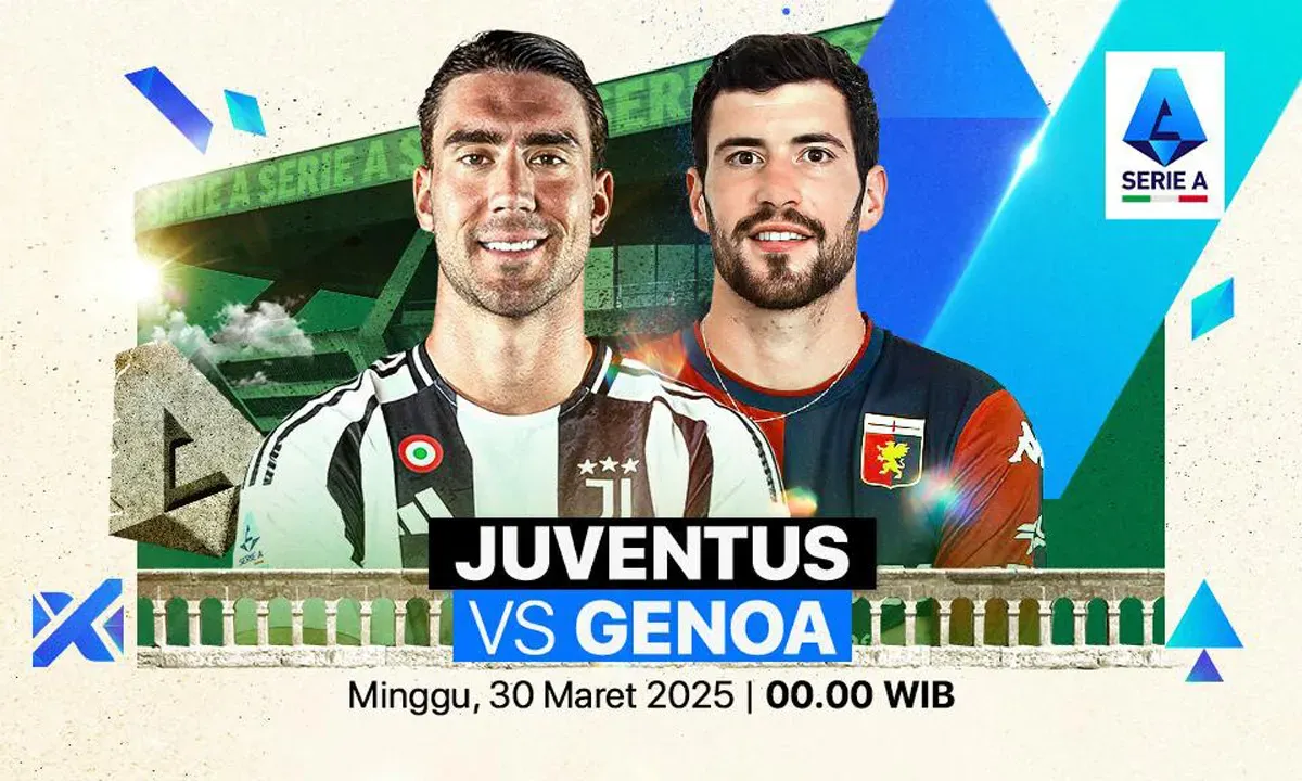 Info live streaming Juventus vs Genoa. (Sumber: Vidio)