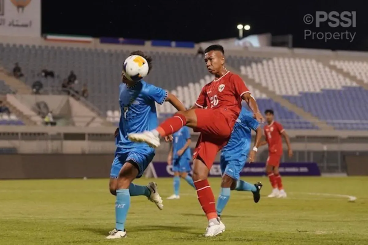 Timnas Indonesia U-17 saat menjalani uji coba melawan Kepulauan Mariana. (Sumber: PSSI)