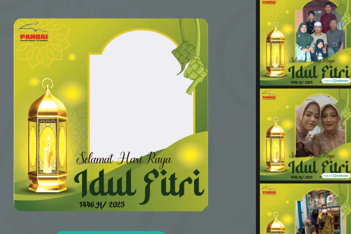 Twibbon Idul Fitri 2025 (Sumber: Twibbnoze/Pandai)