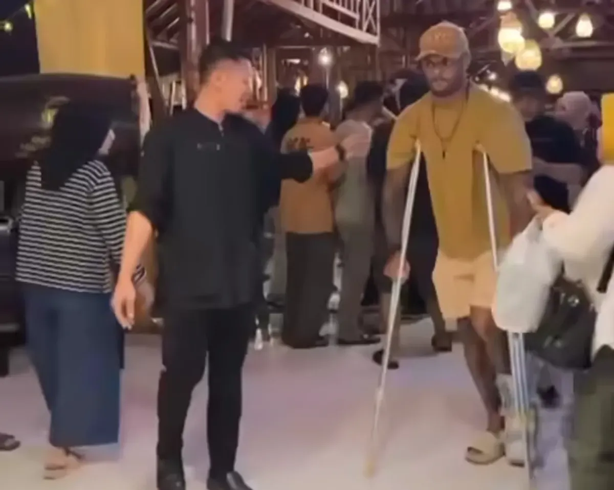 David da Silva alami cedera, kemungkinan absen hingga akhir musim. (Sumber: Instagram/@stay_persib)