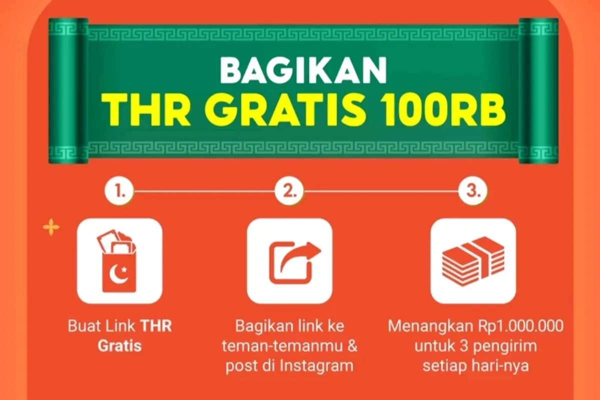 Membuat link ShopeePay THR Gratis di hari lebaran. (Sumber: Shopee)