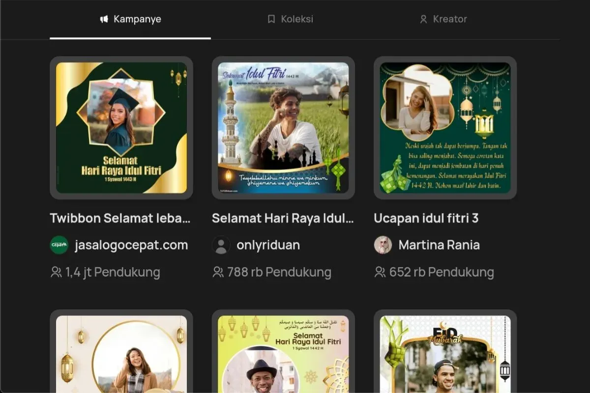 Berikut ini link Twibbon tema Lebaran Idul Fitri 2025 gratis.