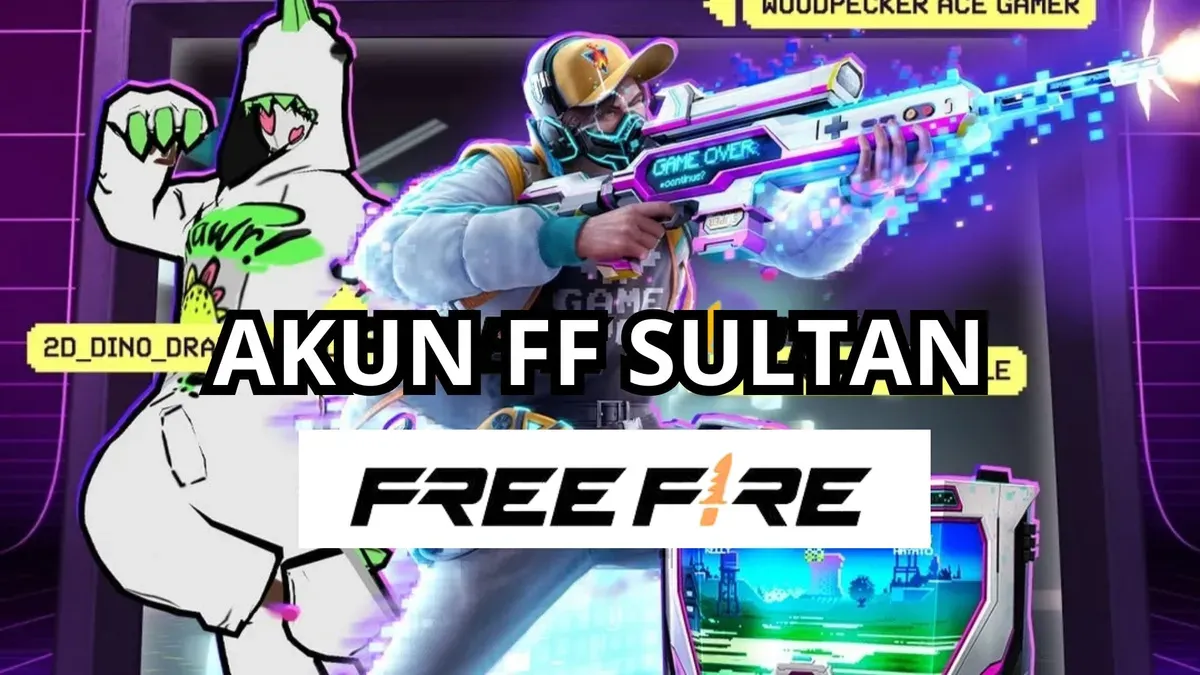 Deretannn Akun FF Sultan, Langsung Log In dan Mainkan Item Menariknya. (Garena)