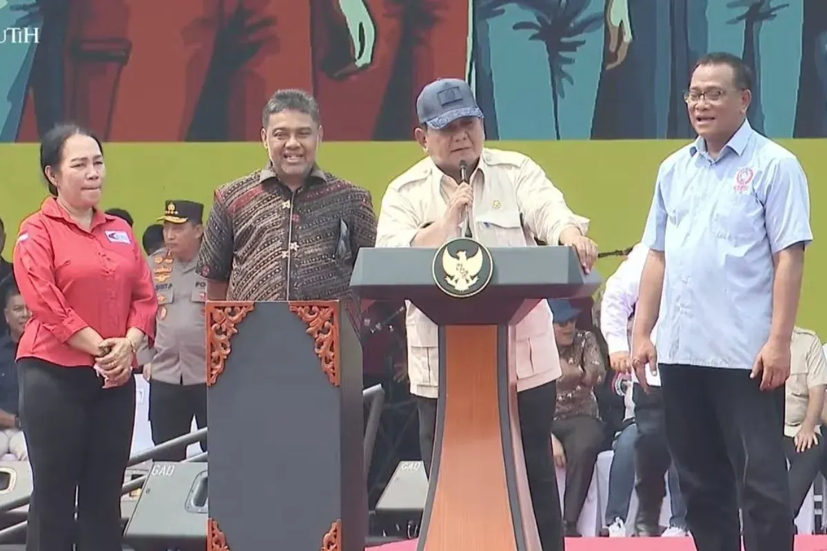 Presiden Prabowo Subianto akan bentuk Dewan Kesejahteraan Buruh Nasional. (Sumber: YouTube/Sekretariat Presiden)