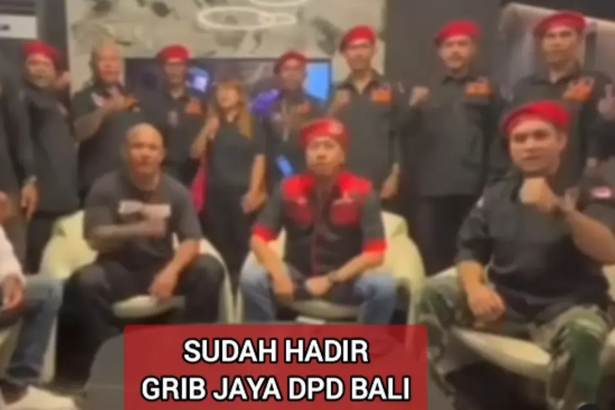 Ormas GRIB Jaya Bali hadir dan menyatakan siap untuk menjaga ketertiban wilayah Bali. (Sumber: Tangkap Layar Instagram/@everythingbali.official)