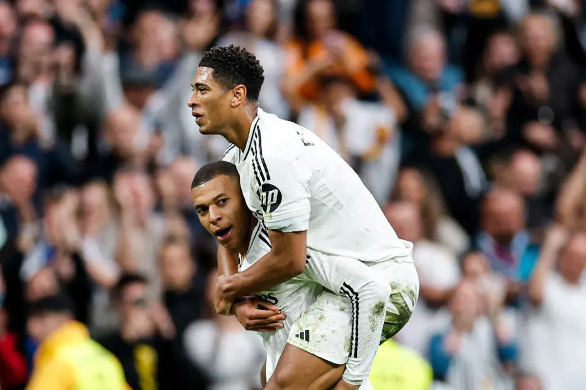 Kylian Mbappe mencetak dua gol di laga Real Madrid atas Celta Vigo. (Sumber: Instagram @realmadrid)