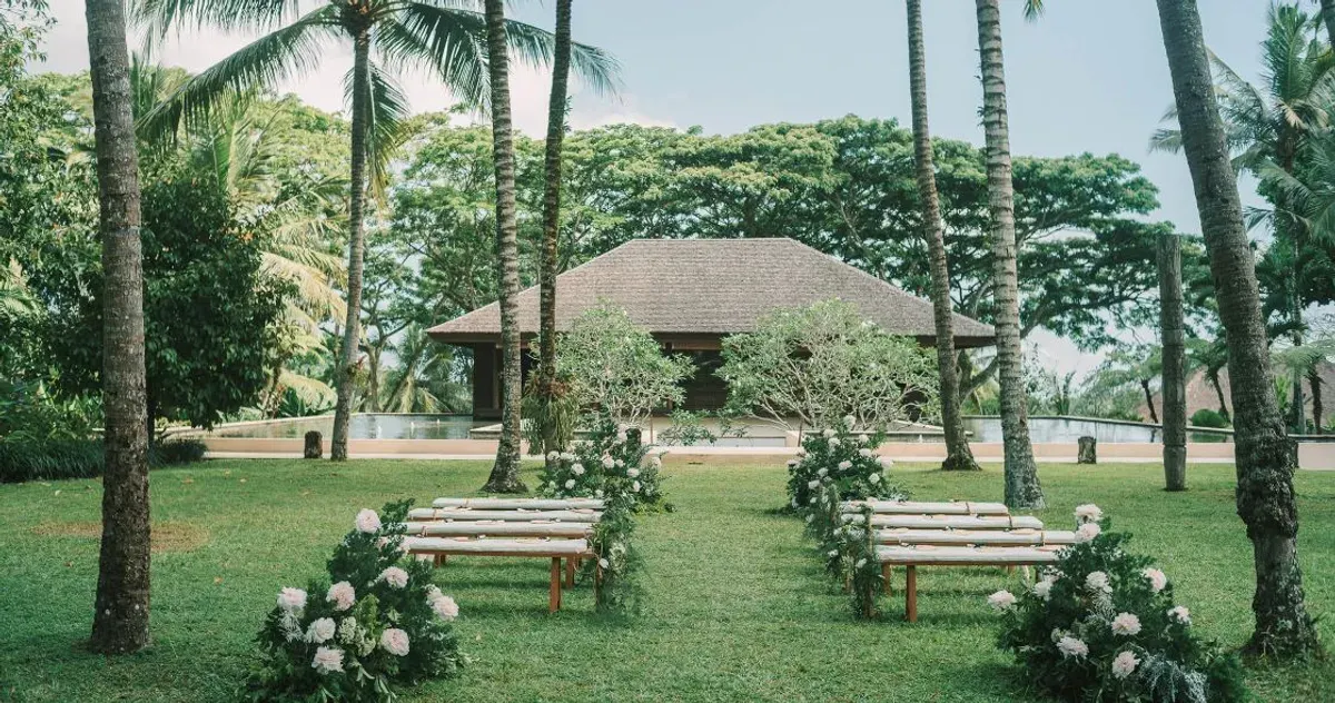 Ilustrasi. pernikahan di COMO Shambhala Estate seperti Luna Maya dan Maxime Bouttier. (Sumber: Website/como hotels)