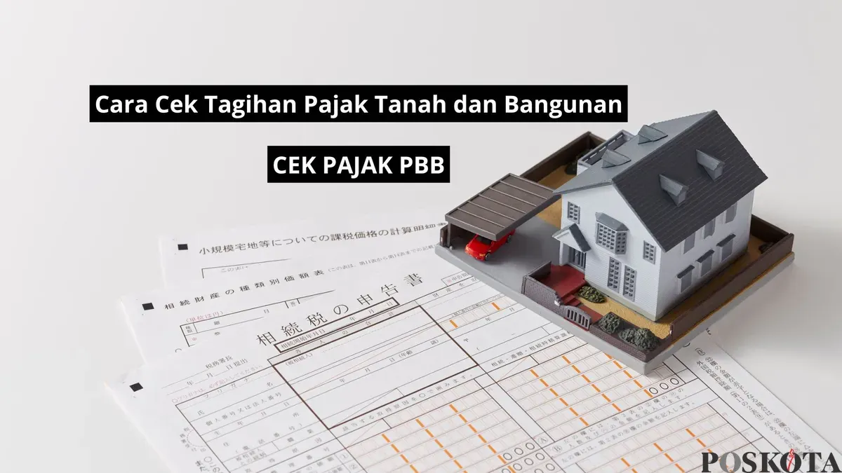 Cara cek pajak tanah dan bangunan, cek pajak PBB. (Canva/ilustrasi)