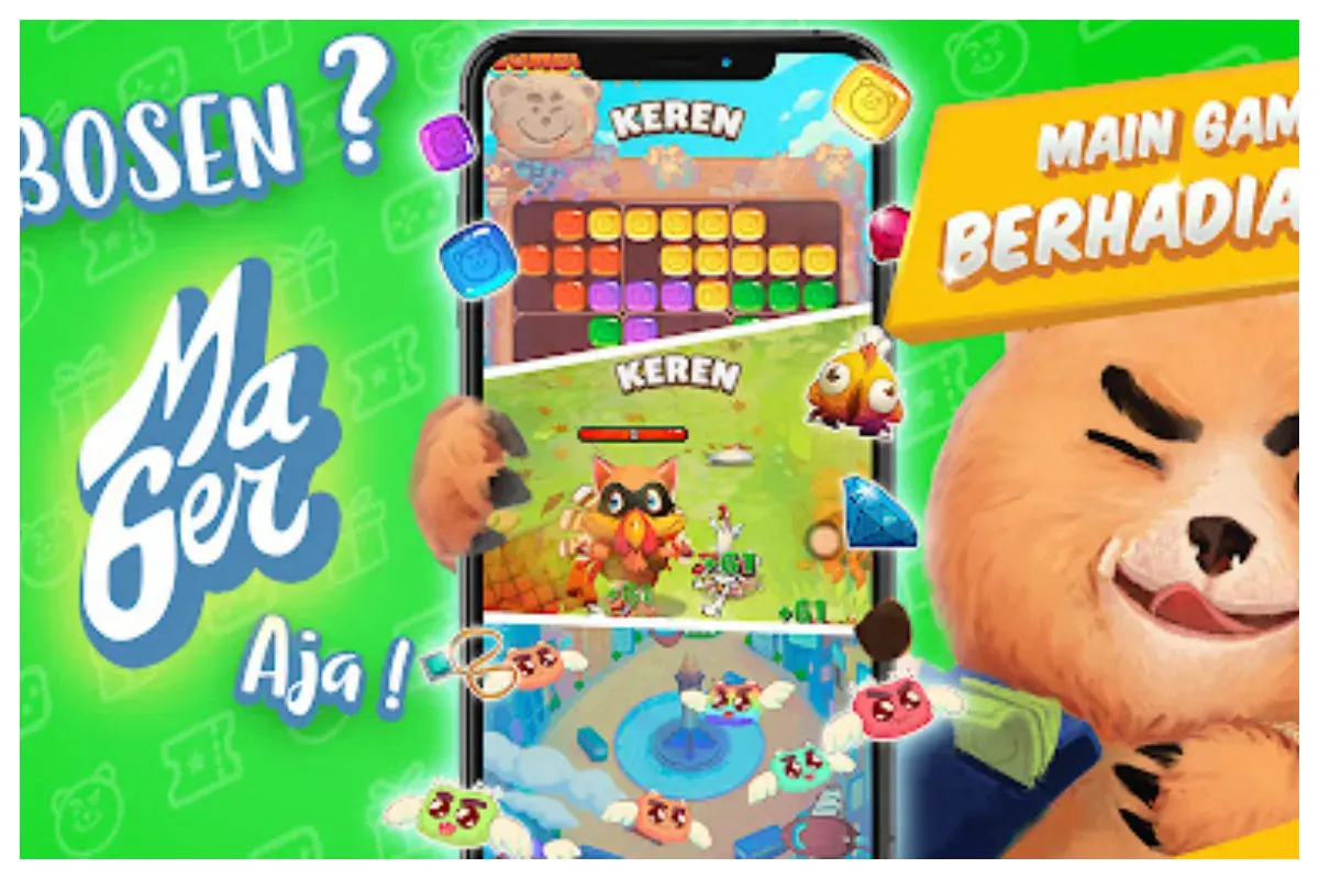 Game penghasil saldo dana gratis Mager. (Sumber: Play Store/ Mager)