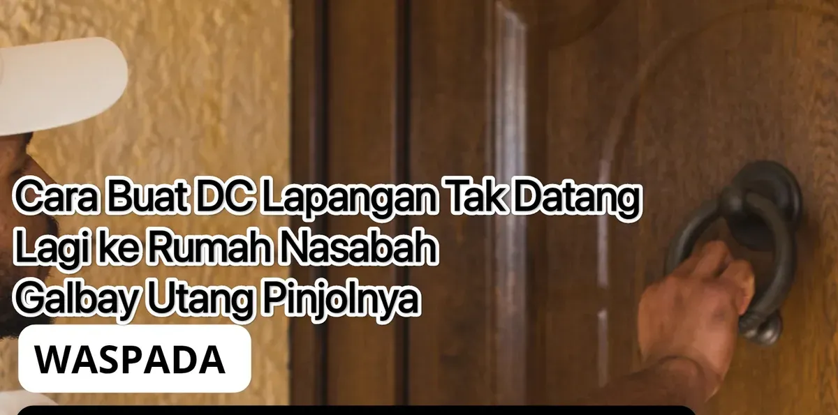 Cara buat DC pinjol tidak datang lagi ke rumah nasabah. (Canva)