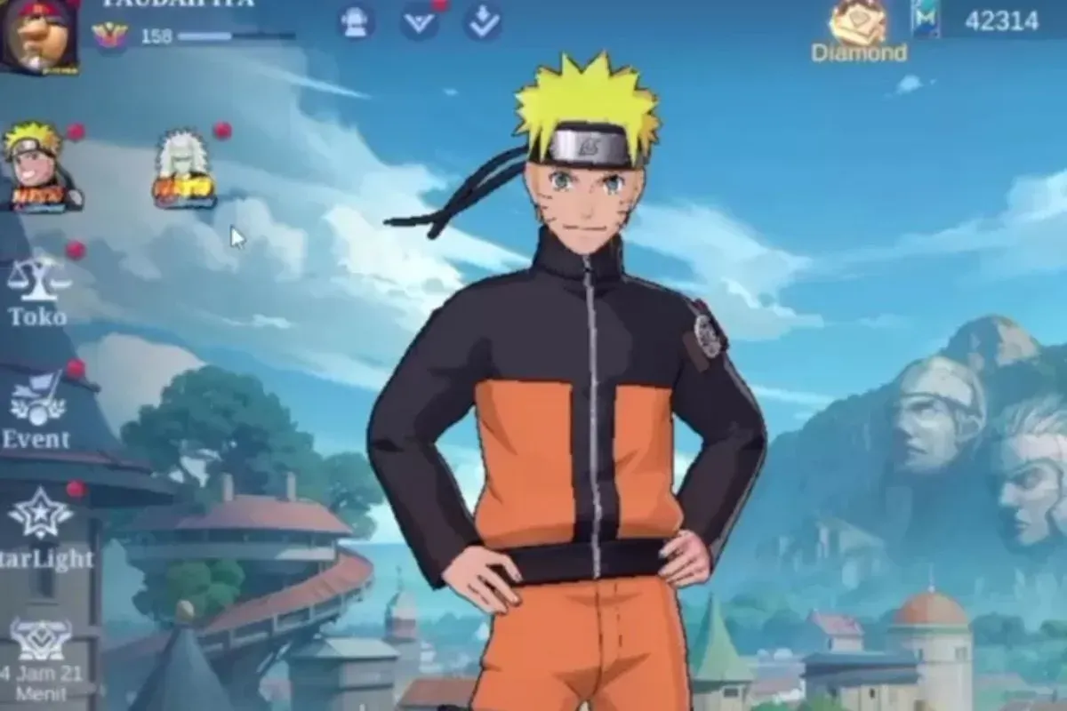 Akademi Ninja MLBB x Naruto. (Sumber: Istimewa)