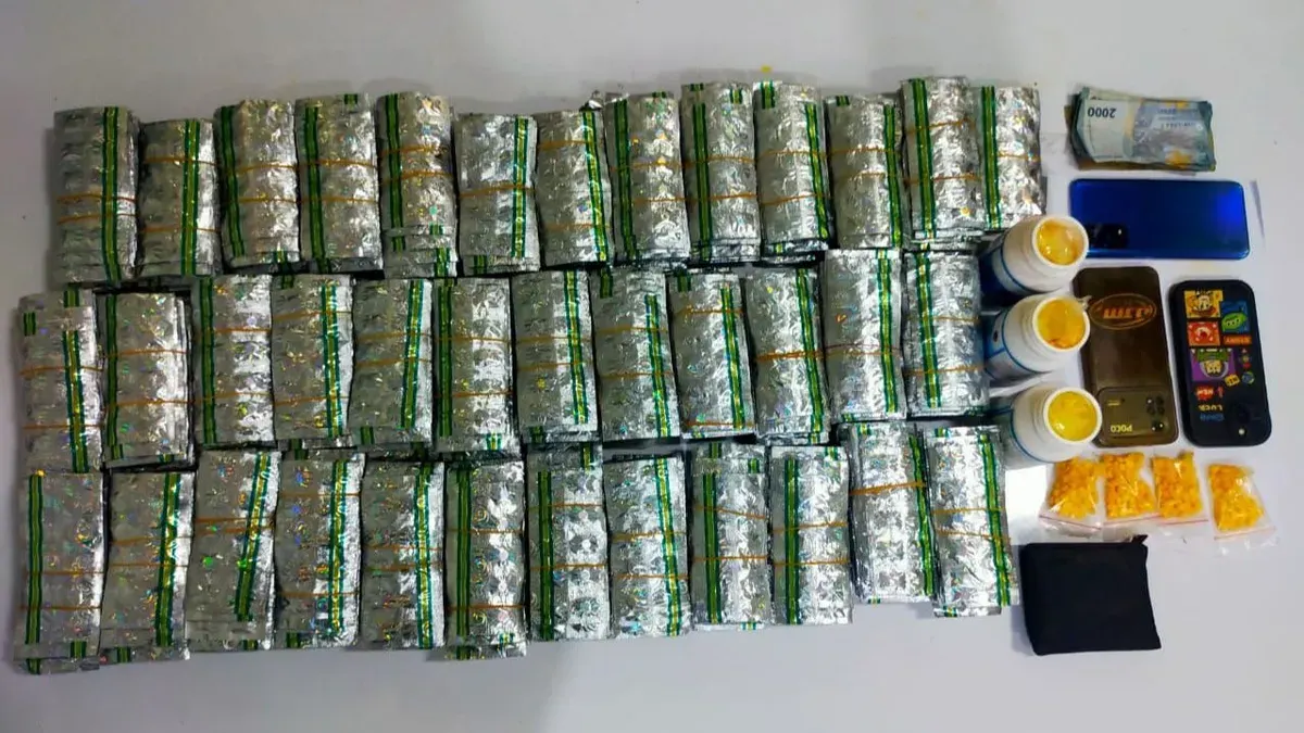 Barang bukti obat keras yang disita Ditresnarkoba Polda Banten. (Sumber: Dok. Bidhumas Polda Banten)
