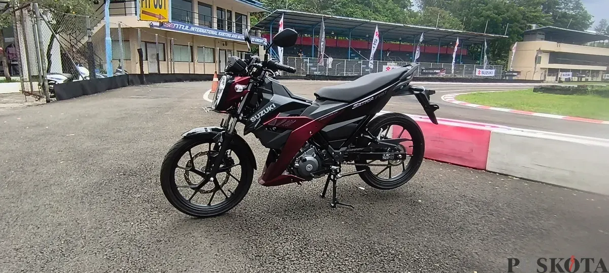 Suzuki Satria Pro ditargetkan mampu terjual hingga 1.000 unit per bulan. (Sumber: Poskota/Erwan Hartawan)
